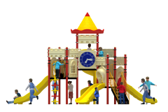 Kale Temalı Oyun Grubu B-200 PRK-200 | Temalı Metal Oyun Grupları | Erse Kent Mobilyaları